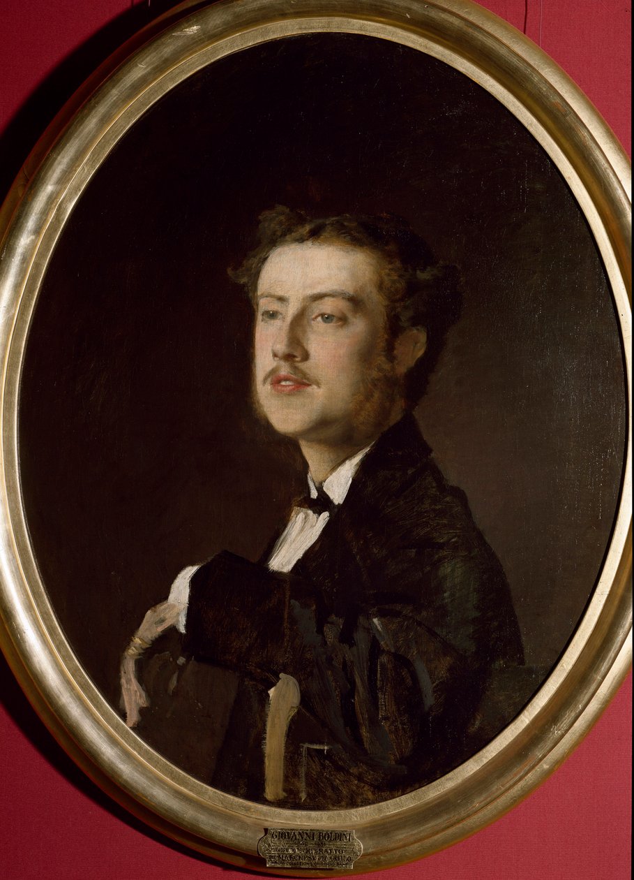 Portret markiza Giuliano Capranica del Grillo, ok. 1870 (malarstwo) autorstwa Giovanni Boldini