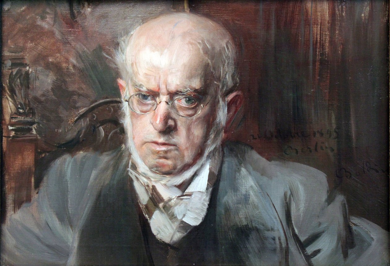 „Portret malarza Adolpha von Menzel (1815-1905)”” Peinture de Giovanni Boldini (1842-1931) 1895 Muzea państwowe, Berlin autorstwa Giovanni Boldini