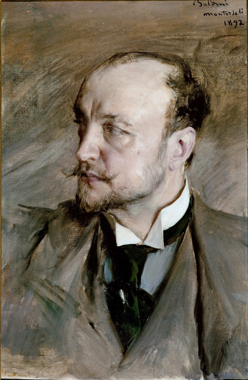 Autoportret a Montorsoli Malarstwo autorstwa Giovanniego Boldini (1842-1931) 1892 nd 59x39 cm Florencja, Galeria Uffizi autorstwa Giovanni Boldini