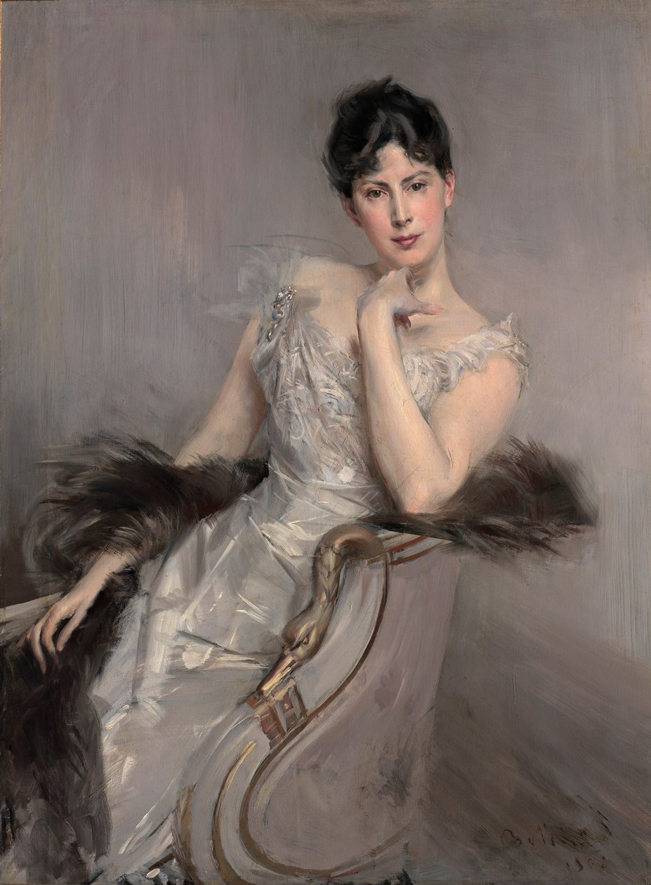 Dama w bieli Dama w bieli, 1902. autorstwa Giovanni Boldini