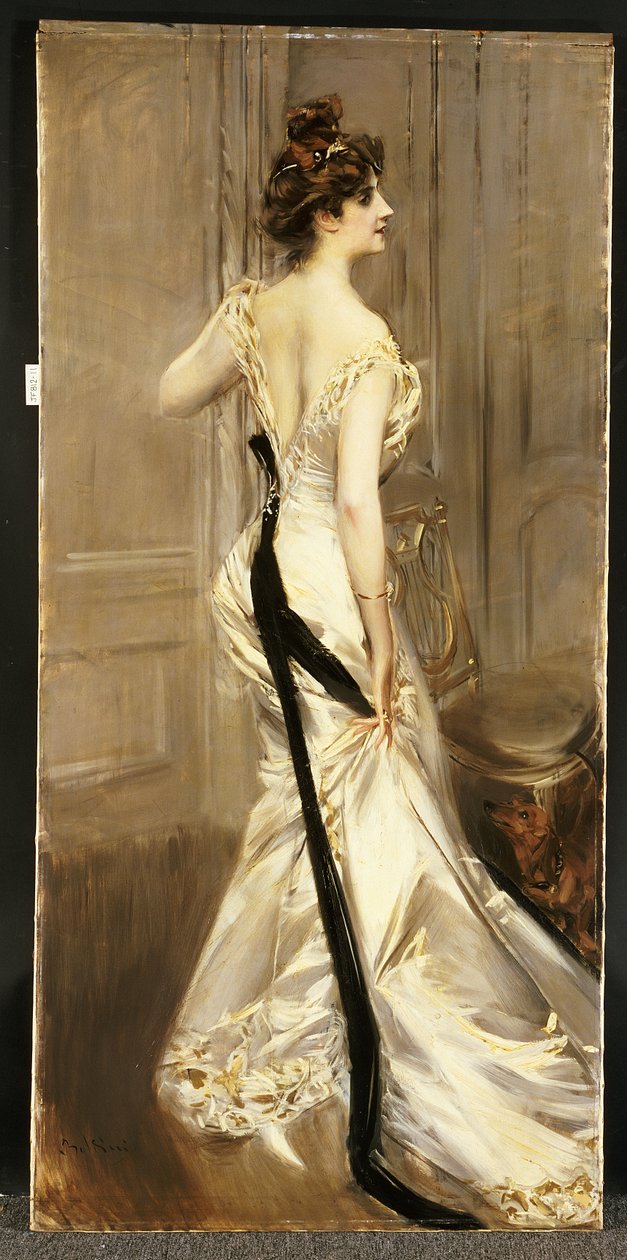 Czarna Szarfa, ok. 1905 autorstwa Giovanni Boldini