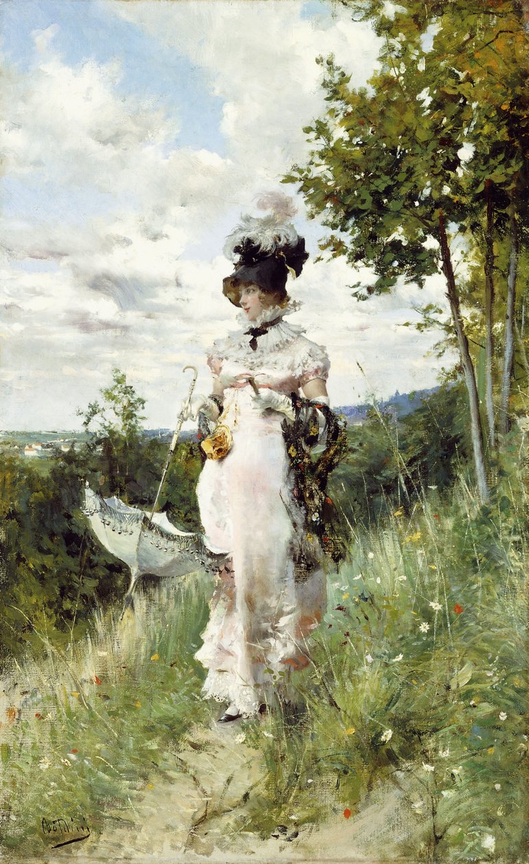Letni spacer autorstwa Giovanni Boldini
