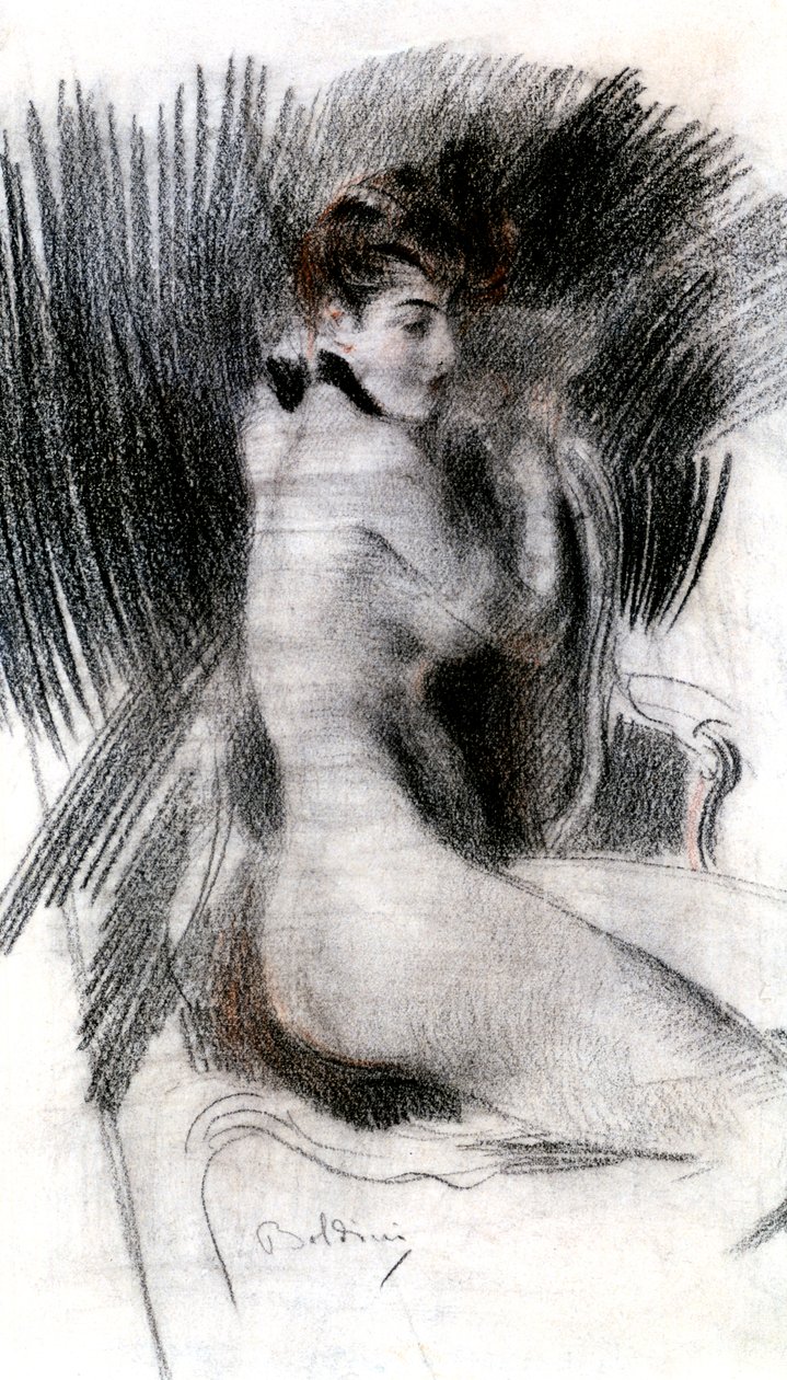 Siedząca kobieta, ok. 1920 autorstwa Giovanni Boldini