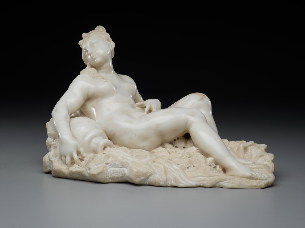 Leżąca kobieta, ok. 1700 autorstwa Giovanni Bonazza