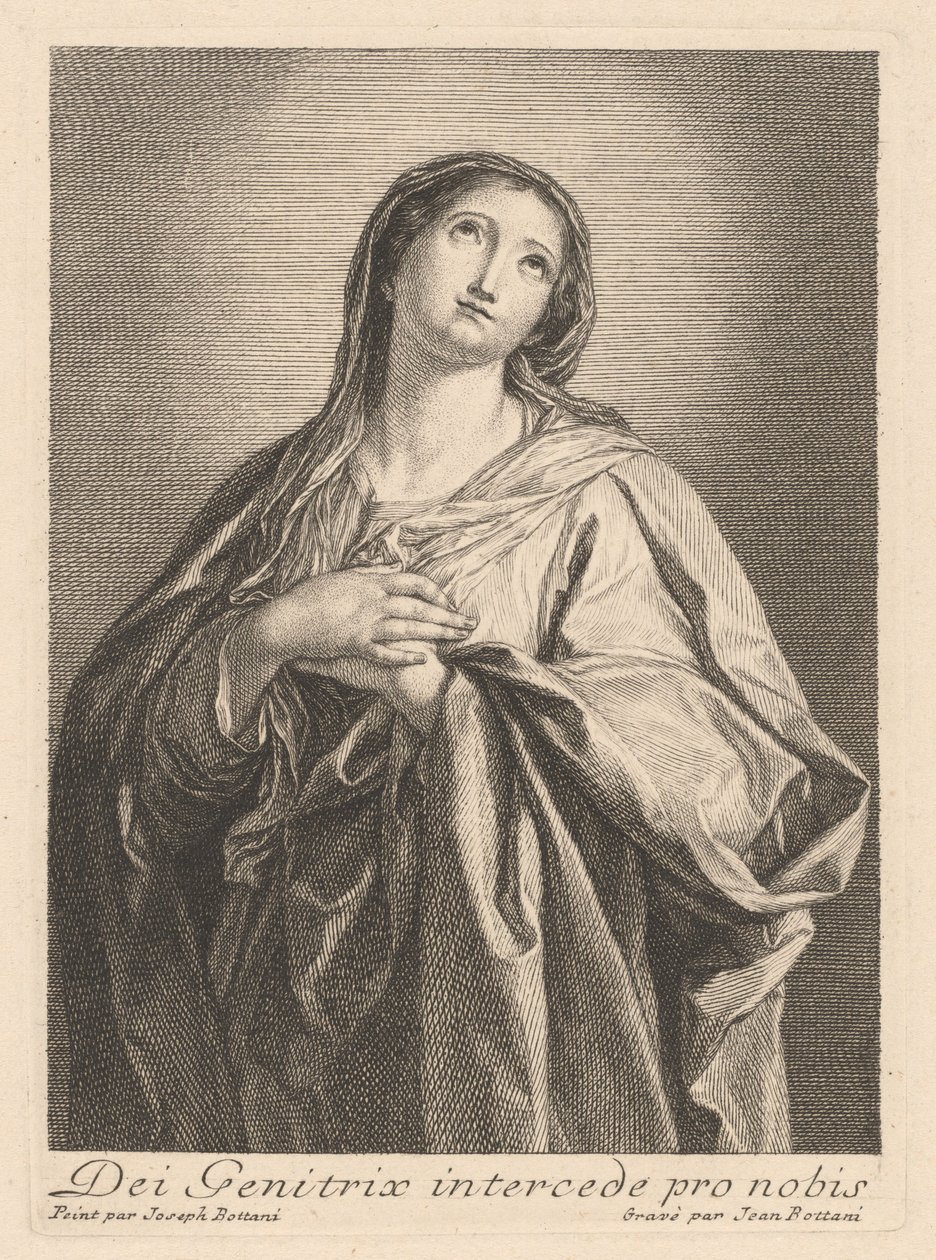 Dziewica autorstwa Giovanni Bottani, after Giuseppe Bottani