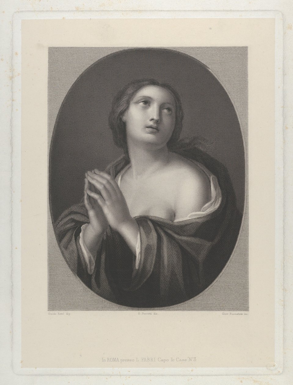 Kobieca personifikacja Nadziei..., ca. 1835-81. autorstwa Giovanni Buonafede