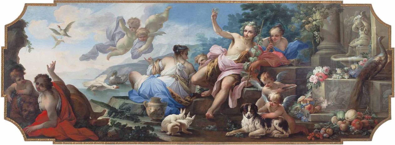 Ariadna na wyspie Naksos, czyli alegoria jesieni autorstwa Giovanni Camillo Sagrestani