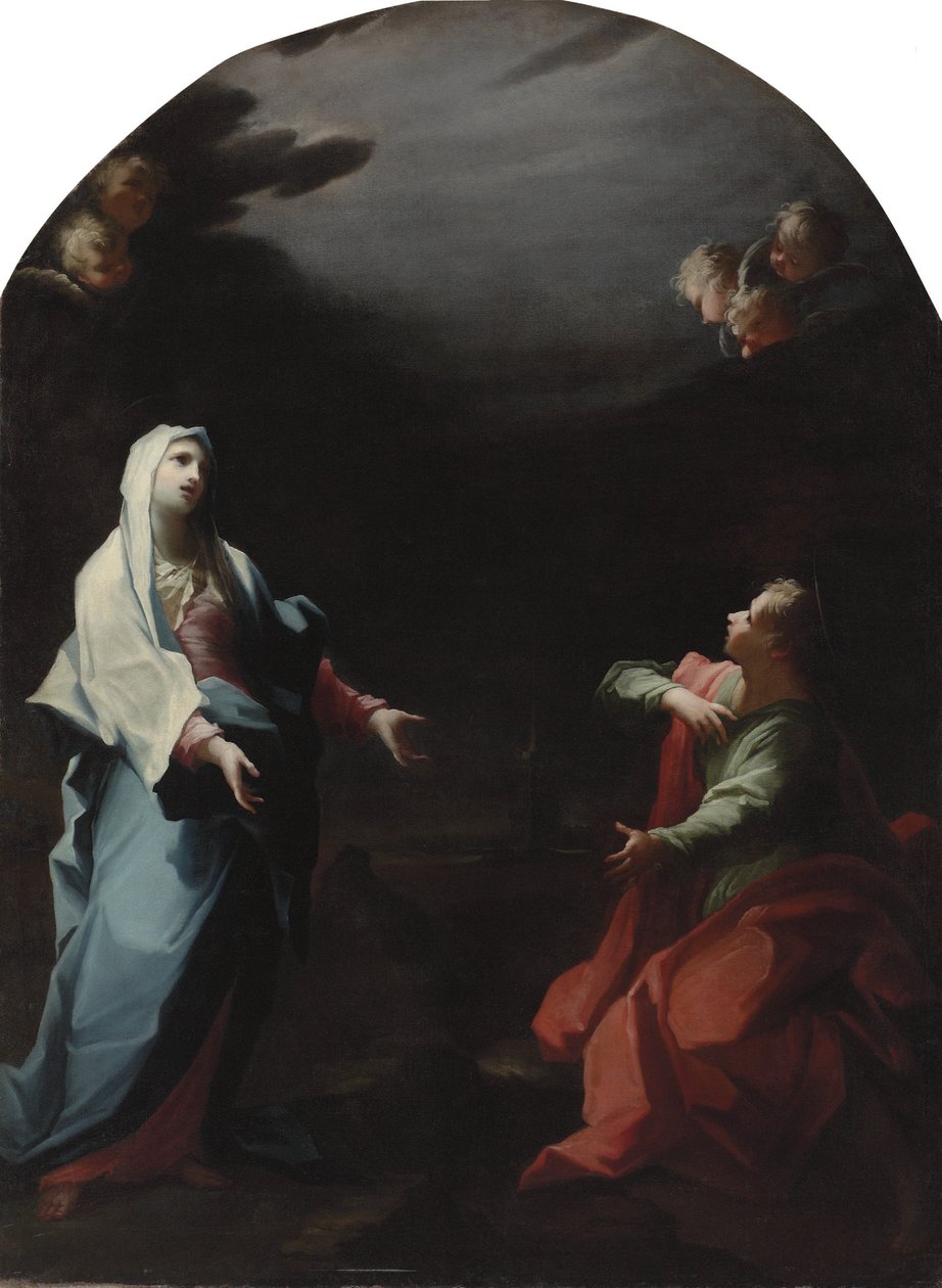 Madonna i święty Jan Ewangelista autorstwa Giovanni Camillo Sagrestani