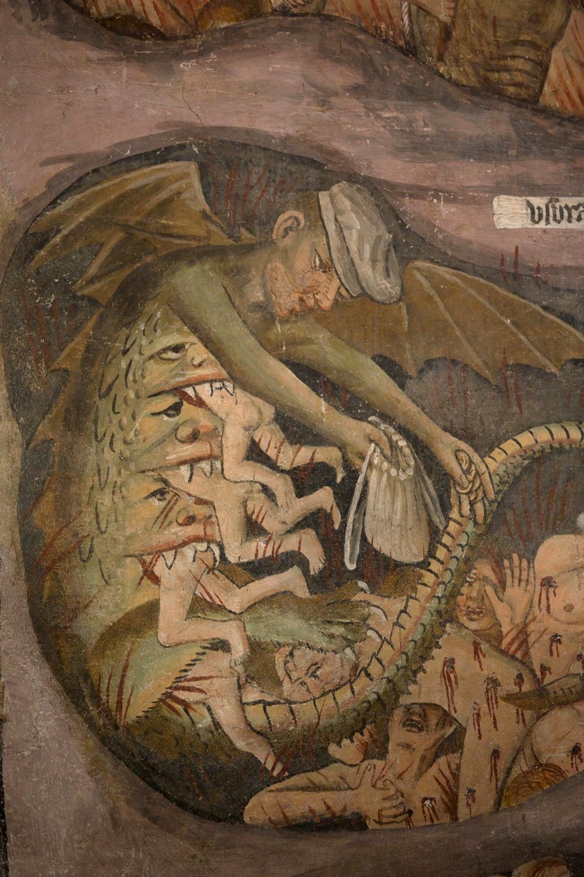 Wyrok Ostateczny, c.1492 (szczegóły 3702475) autorstwa Giovanni Canavesio