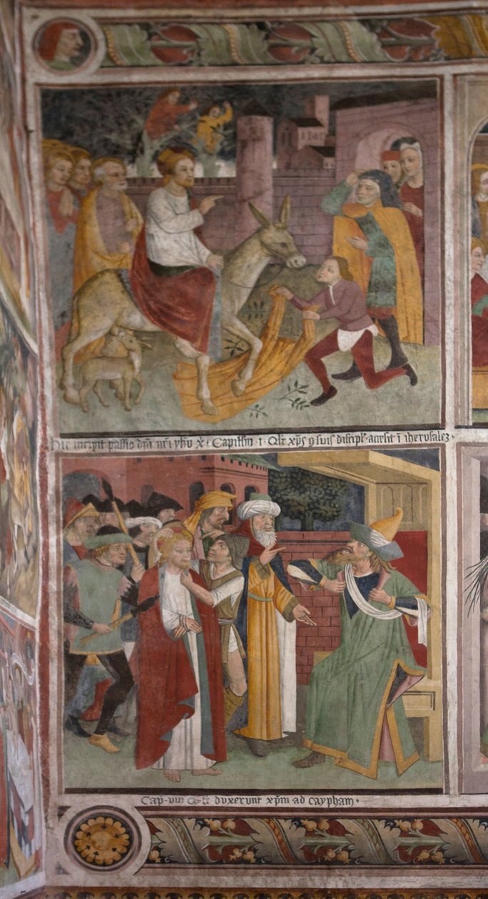 Sceny z życia Chrystusa, ok.1492 (fresk) autorstwa Giovanni Canavesio