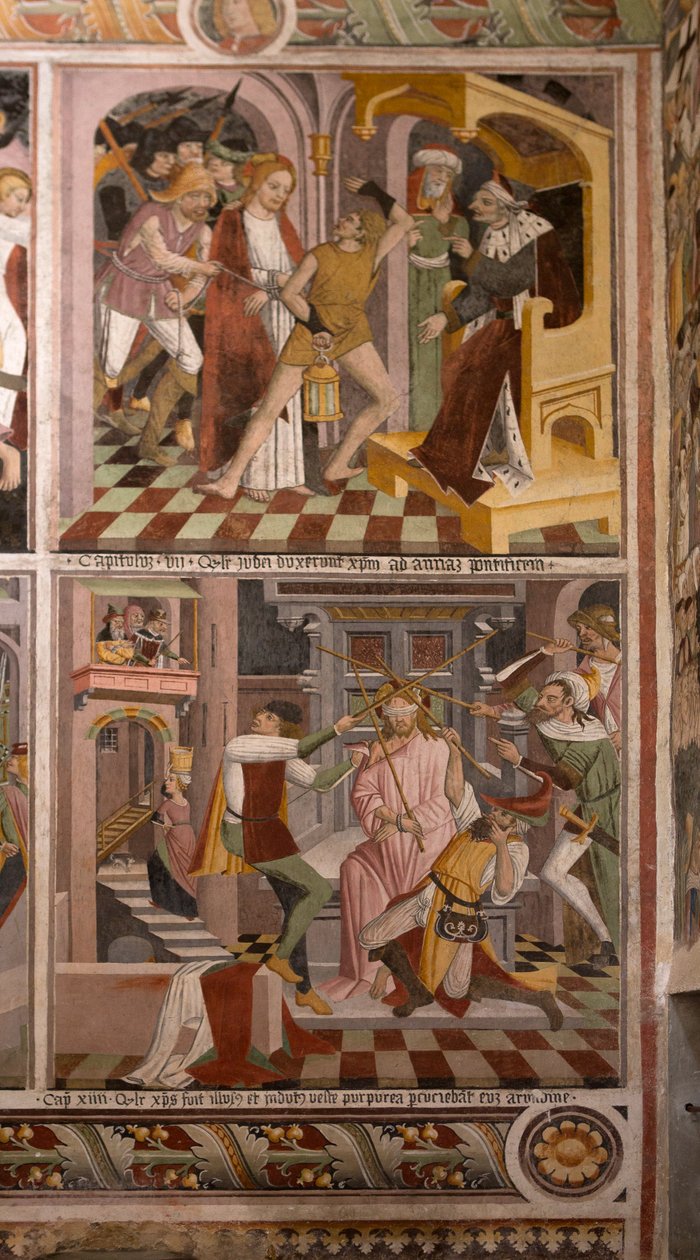 Sceny z życia Chrystusa, ok.1492 (fresk) autorstwa Giovanni Canavesio