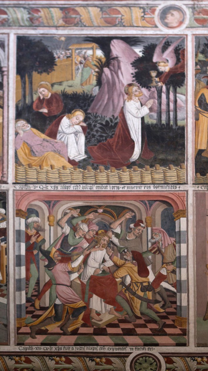 Sceny z życia Chrystusa, ok.1492 (fresk) autorstwa Giovanni Canavesio