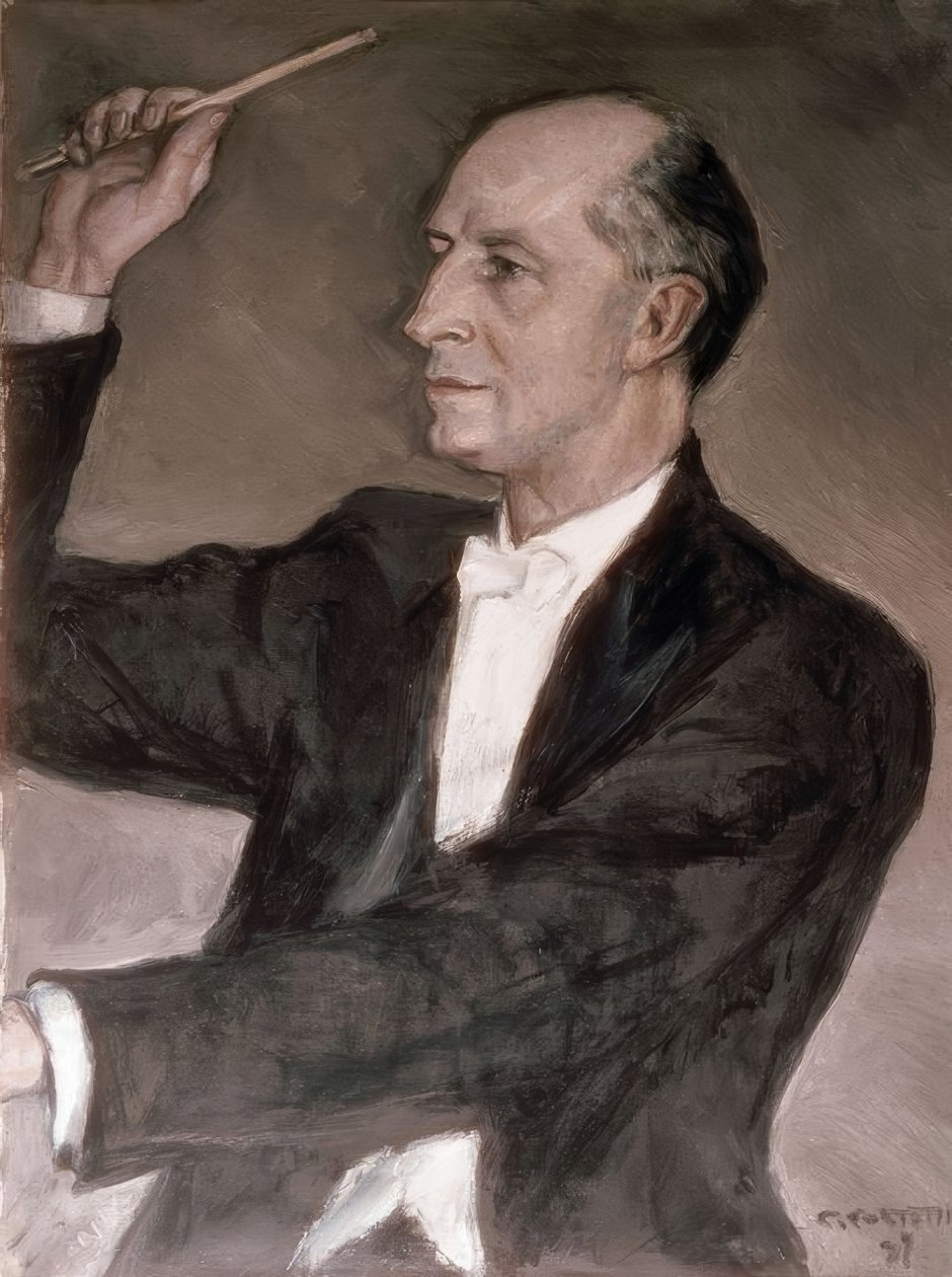 Carl Adolph Schuricht autorstwa Giovanni Costetti