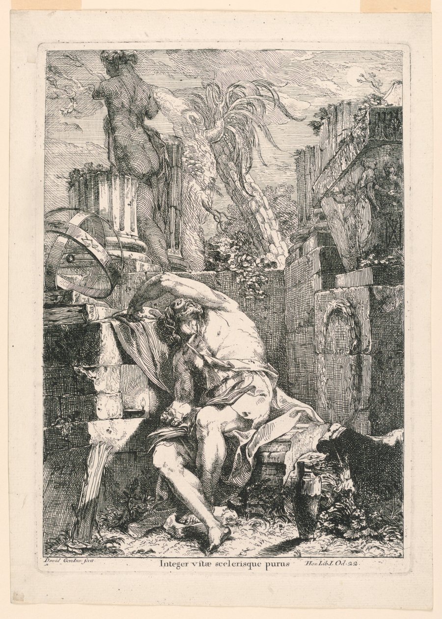 Integer vitae scelerisque pure (Horacego, Ody. Księga 1,22) autorstwa Giovanni David