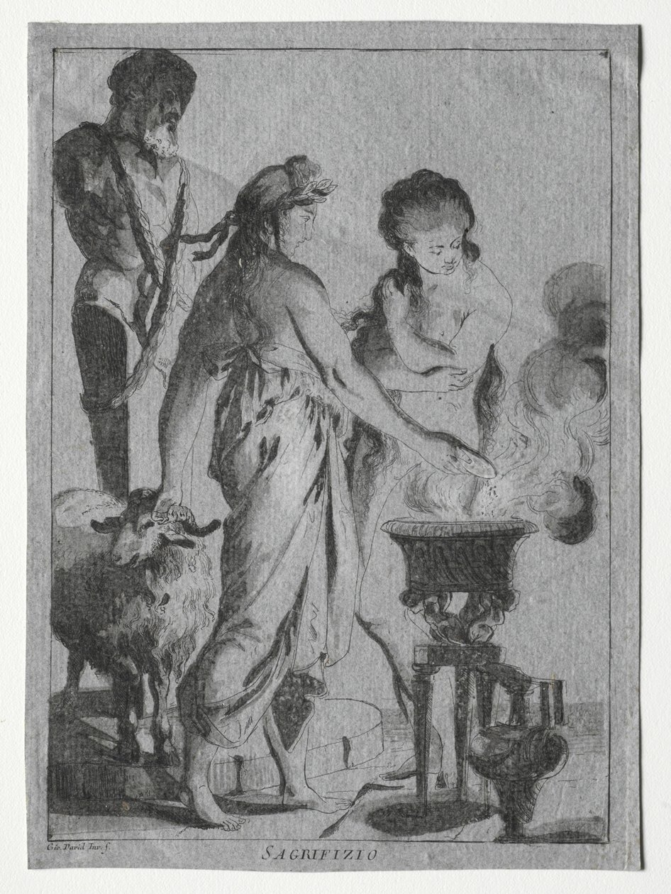 Ofiara, ok. 1775-1776. autorstwa Giovanni David