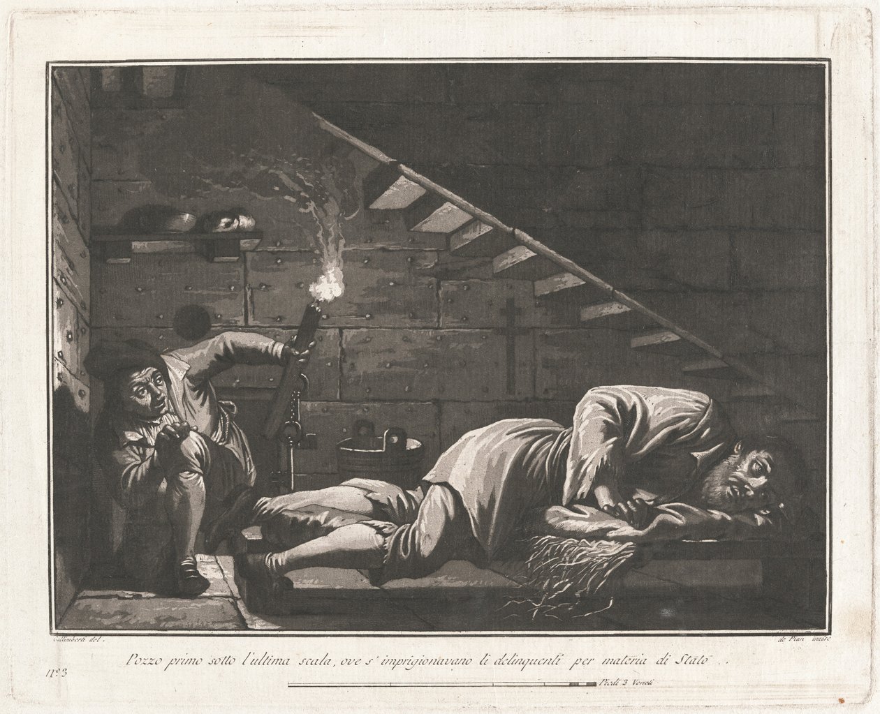 „Studnia” dla gwałcicieli prawa państwowego autorstwa Giovanni De Pian, after Francesco Galimberti