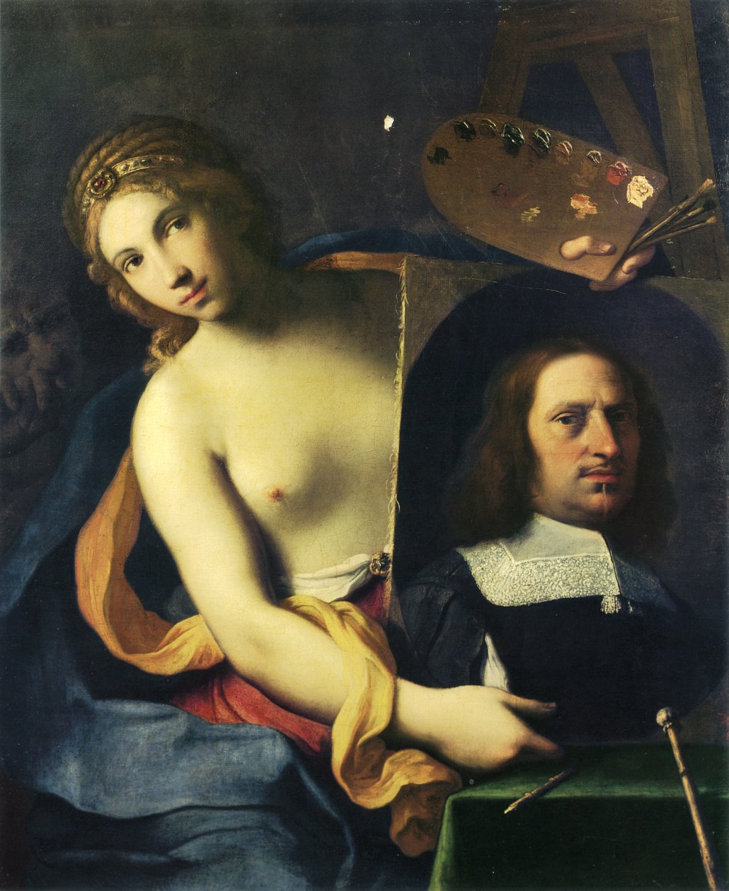 Alegoria malarstwa autorstwa Giovanni Domenico Cerrini