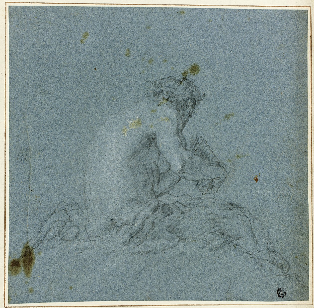 Satyr grający na fajkach autorstwa Giovanni Domenico Tiepolo