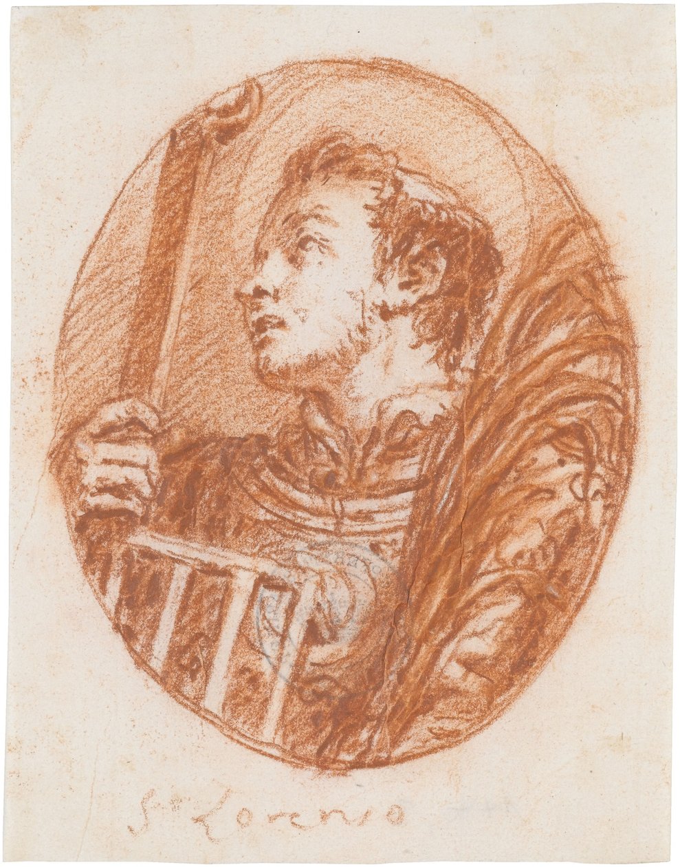 Der heilige Laurentius autorstwa Giovanni Domenico Tiepolo