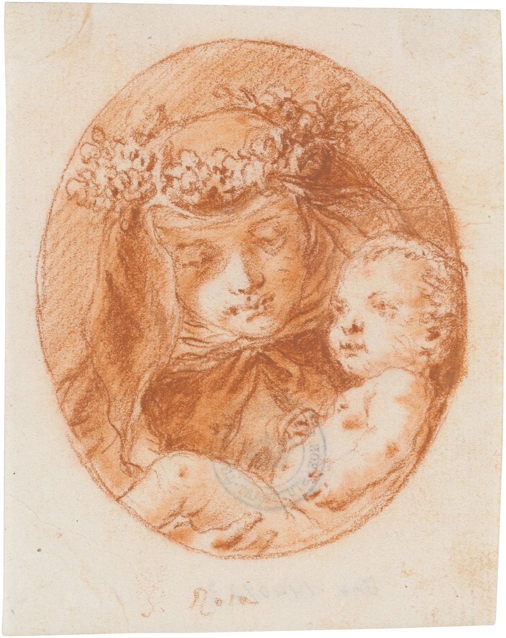 Die heilige Rosa autorstwa Giovanni Domenico Tiepolo