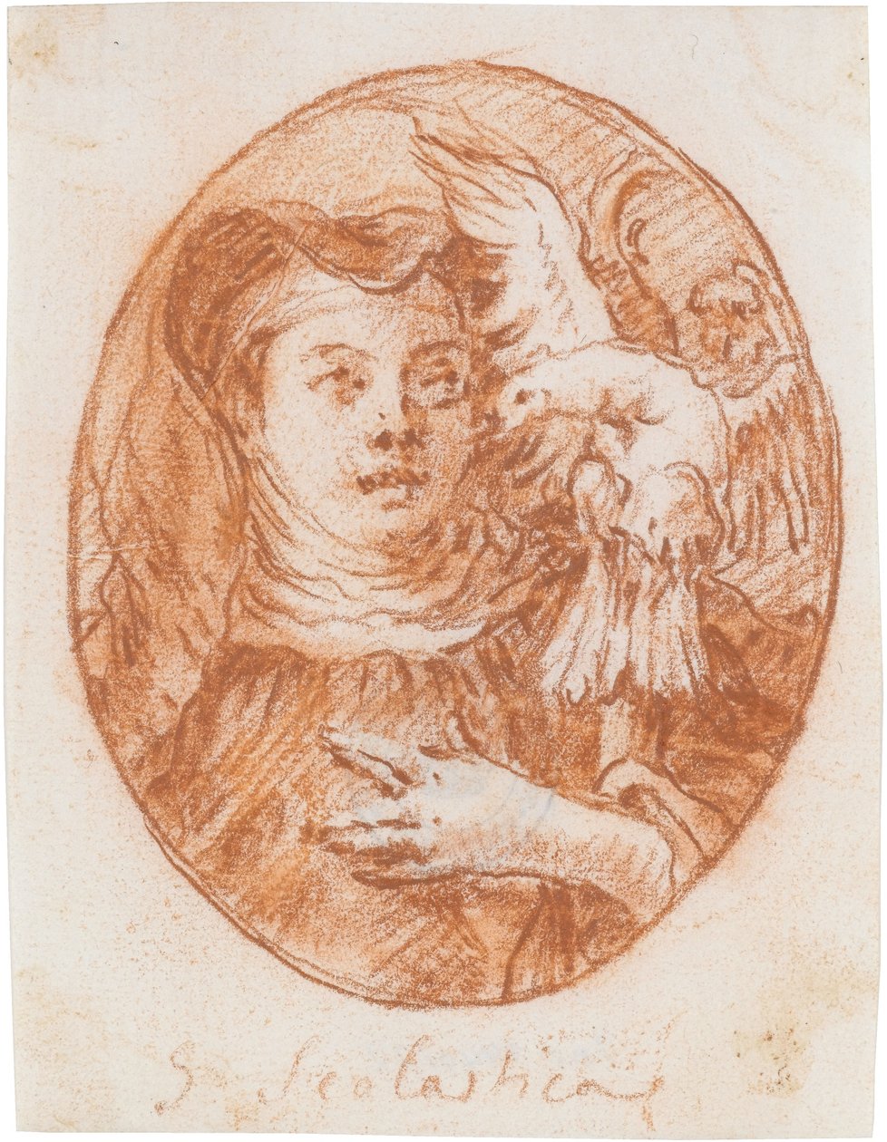 Die hl. Scholastika autorstwa Giovanni Domenico Tiepolo