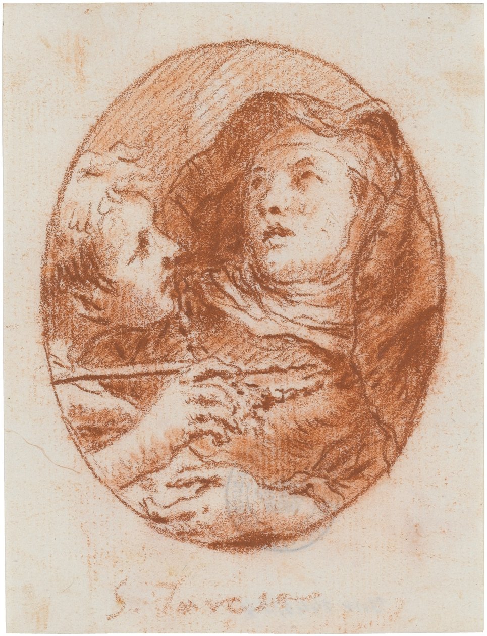 Die heilige Theresa autorstwa Giovanni Domenico Tiepolo