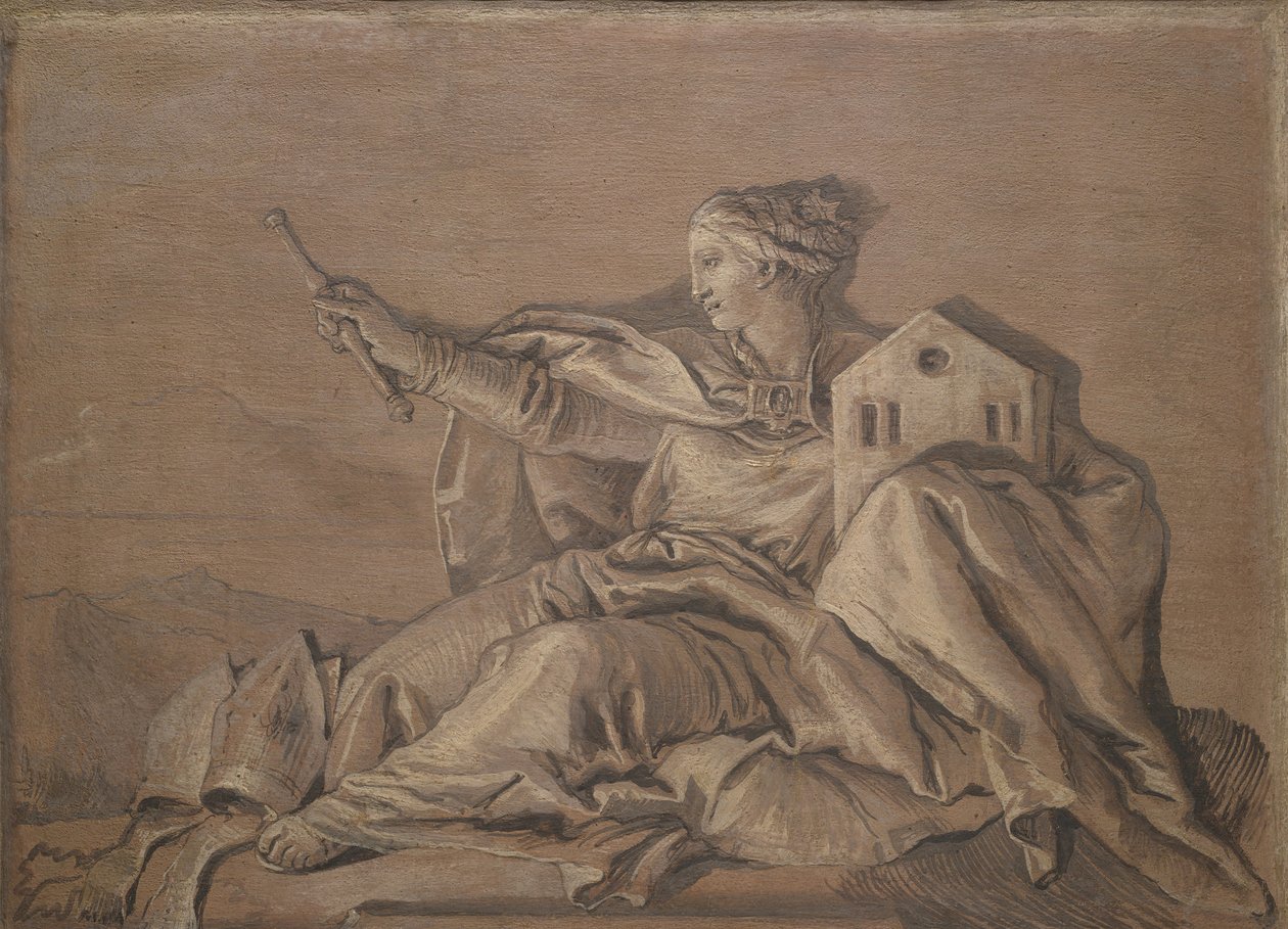 Europa. autorstwa Giovanni Domenico Tiepolo
