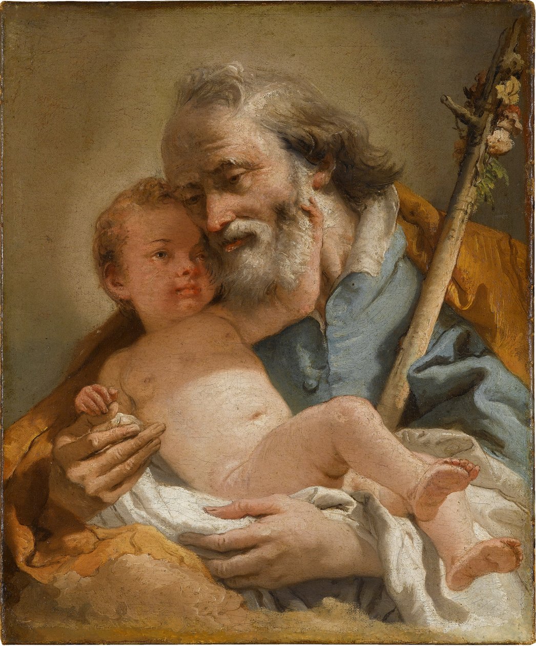 Św. Józef z Dzieciątkiem Jezus autorstwa Giovanni Domenico Tiepolo