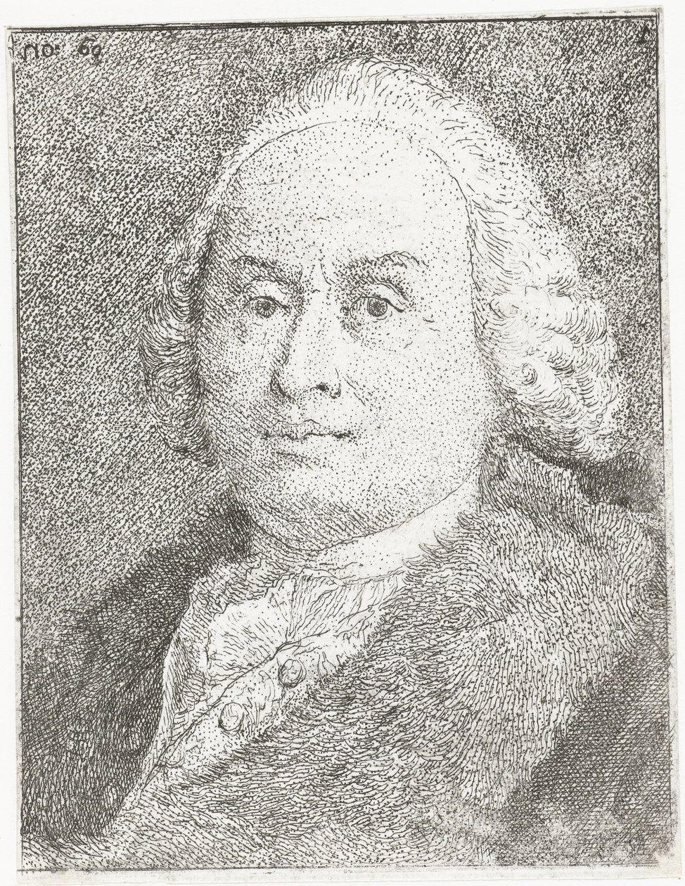 Portret Giovanniego Battisty Tiepolo autorstwa Giovanni Domenico Tiepolo