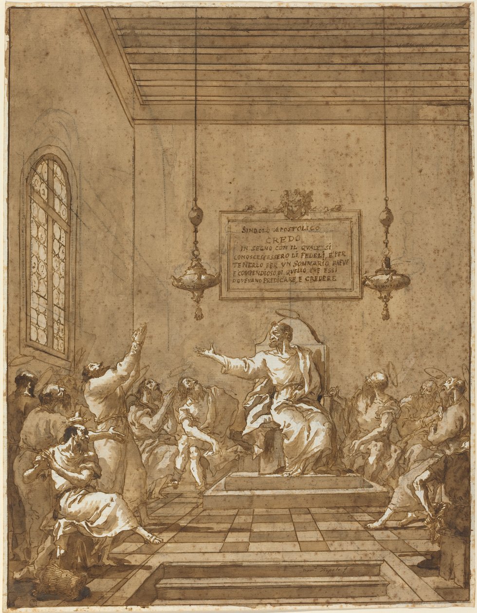 Credo Apostołów autorstwa Giovanni Domenico Tiepolo