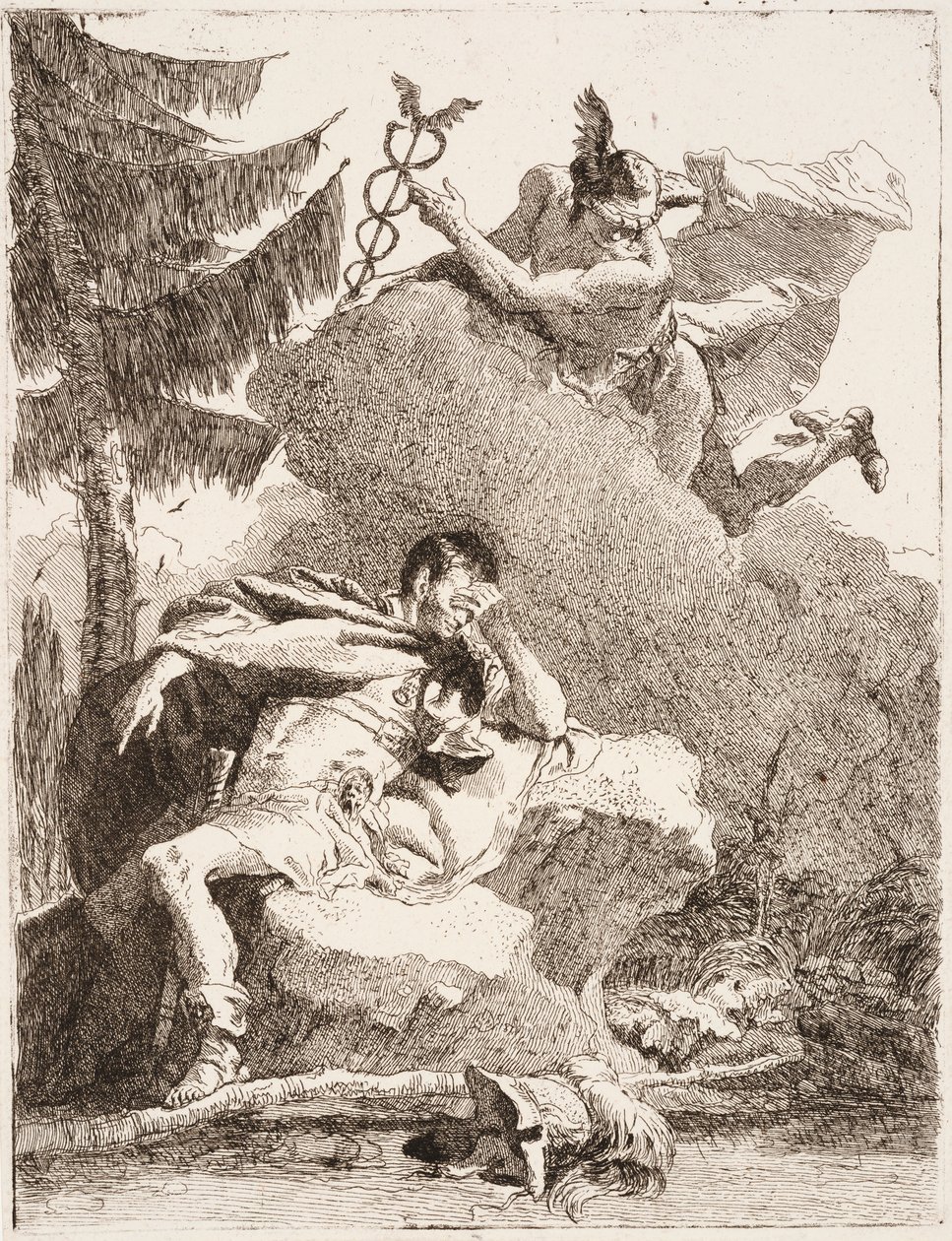 Sen Eneasza autorstwa Giovanni Domenico Tiepolo