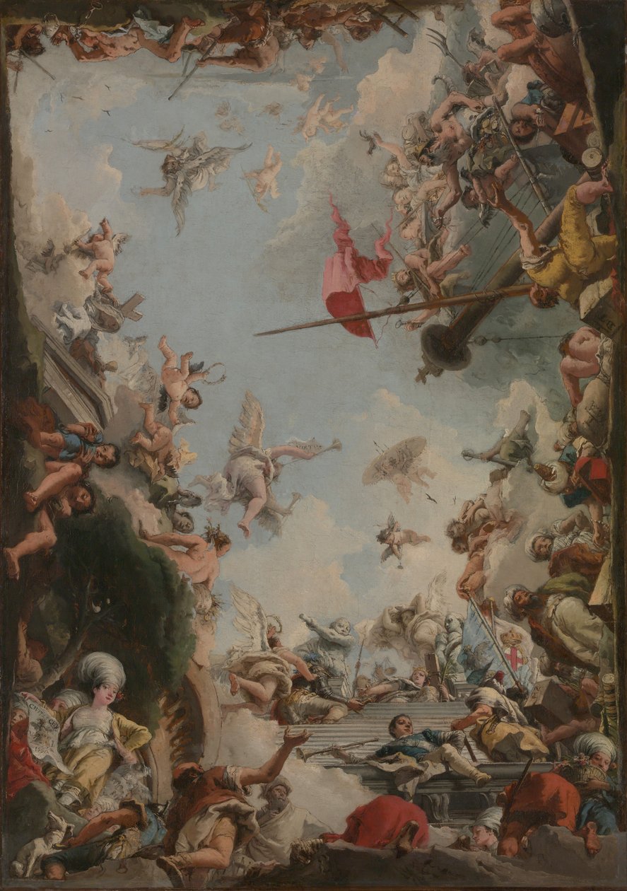 Gloryfikacja rodziny Giustiniani, 1783. autorstwa Giovanni Domenico Tiepolo