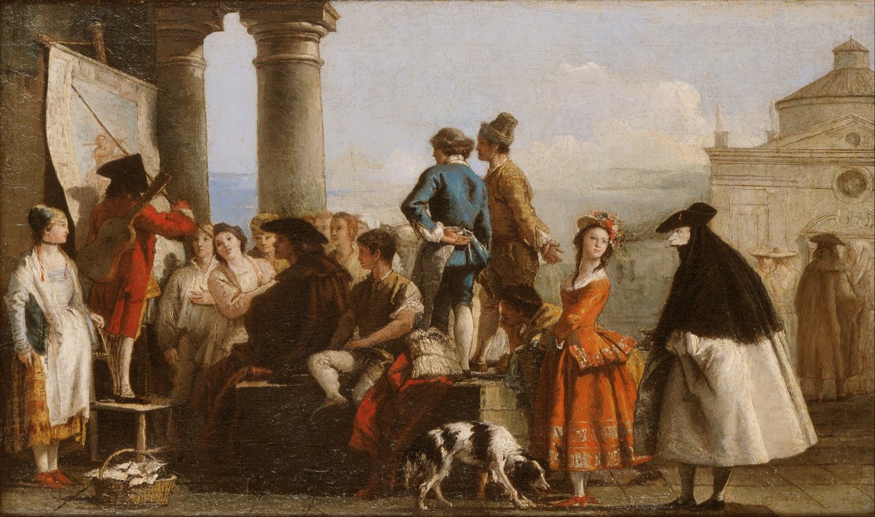 Opowiadacz autorstwa Giovanni Domenico Tiepolo