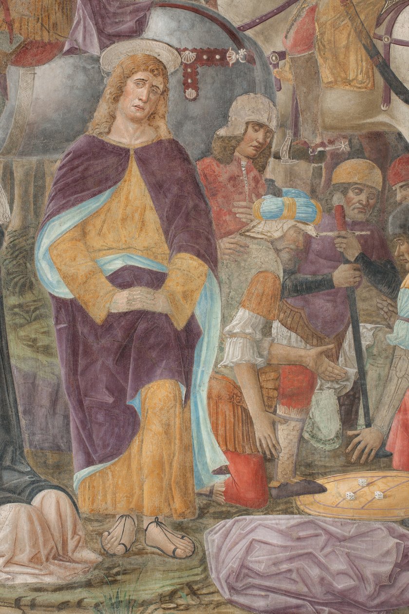 Mediolan, Refektarz Cenacolo Vinciano, Donato Montorfano, Ukrzyżowanie Chrystusa autorstwa Giovanni Donato Montorfano