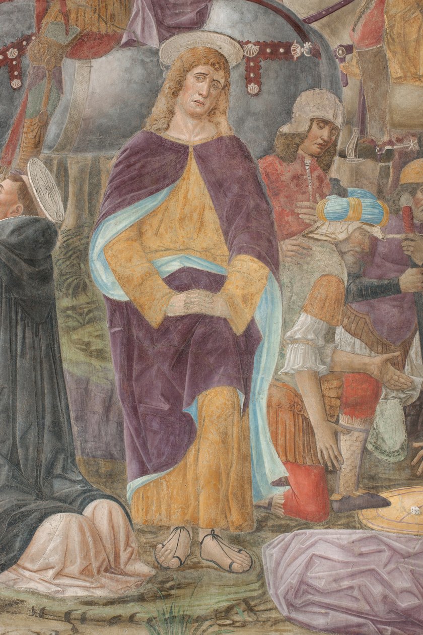 Mediolan, Refektarz Cenacolo Vinciano, Donato Montorfano, Ukrzyżowanie Chrystusa autorstwa Giovanni Donato Montorfano