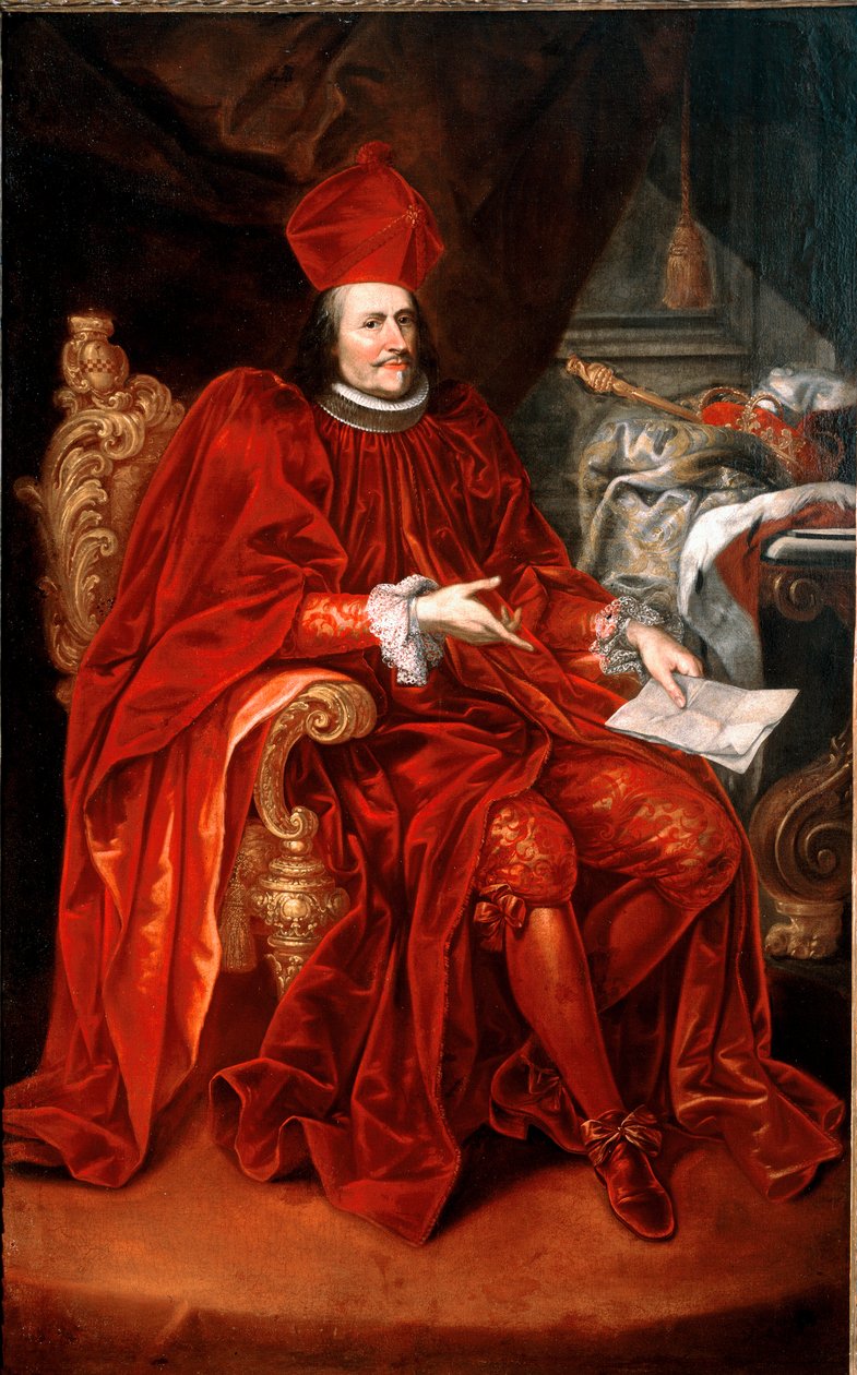 Portret Agostino Spinoli (1624-1692) Doge of Genes w latach 1679-1681. Obraz Giovanniego Enrico Vaymera (1665-1738) 1680-1681 Wymiary 215x135 cm Genes, kolekcja Paolo Sanguineti © Luisa Ricciarini / Leemage autorstwa Giovanni Enrico Vaymer