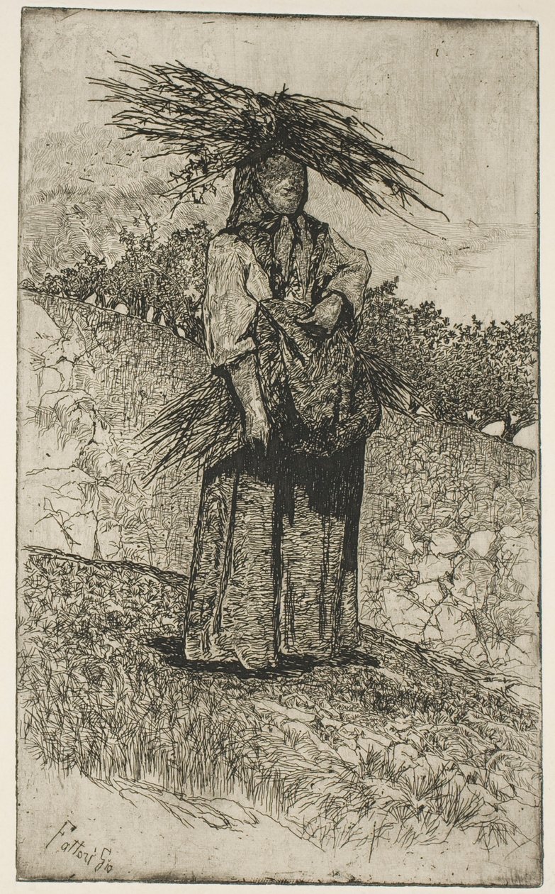 Boscaiola autorstwa Giovanni Fattori