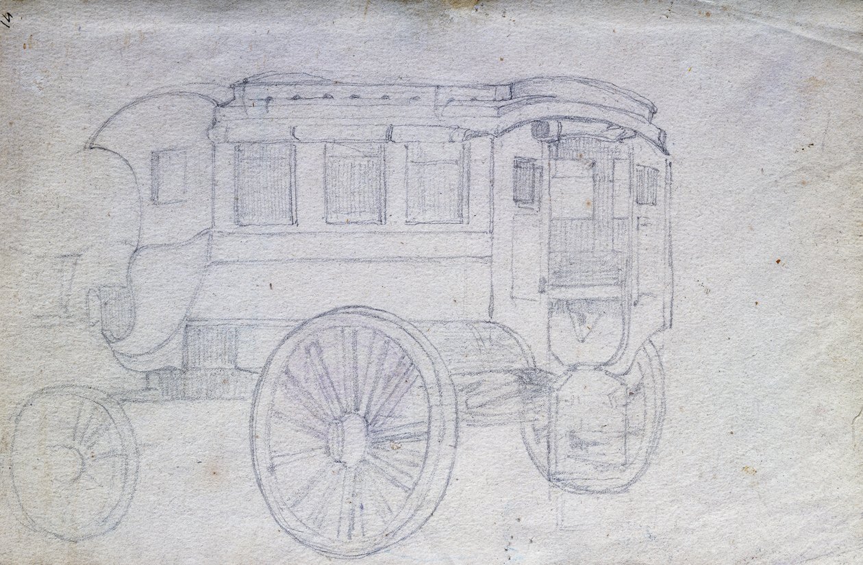 Wagon autorstwa Giovanni Fattori