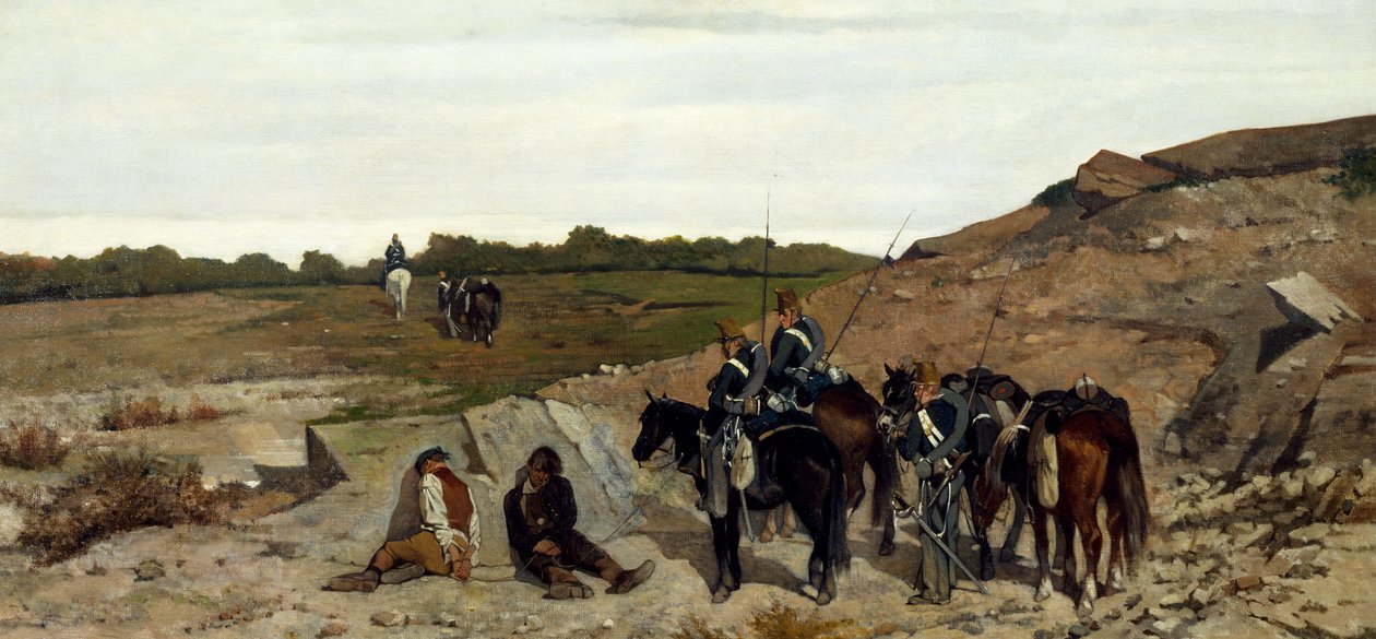 Epizod kampanii przeciwko bandytyzmowi autorstwa Giovanni Fattori