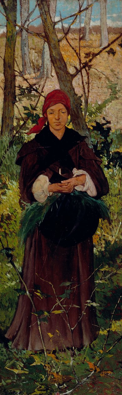 Kobieta etruska, ok. 1865 (olej na płycie) autorstwa Giovanni Fattori