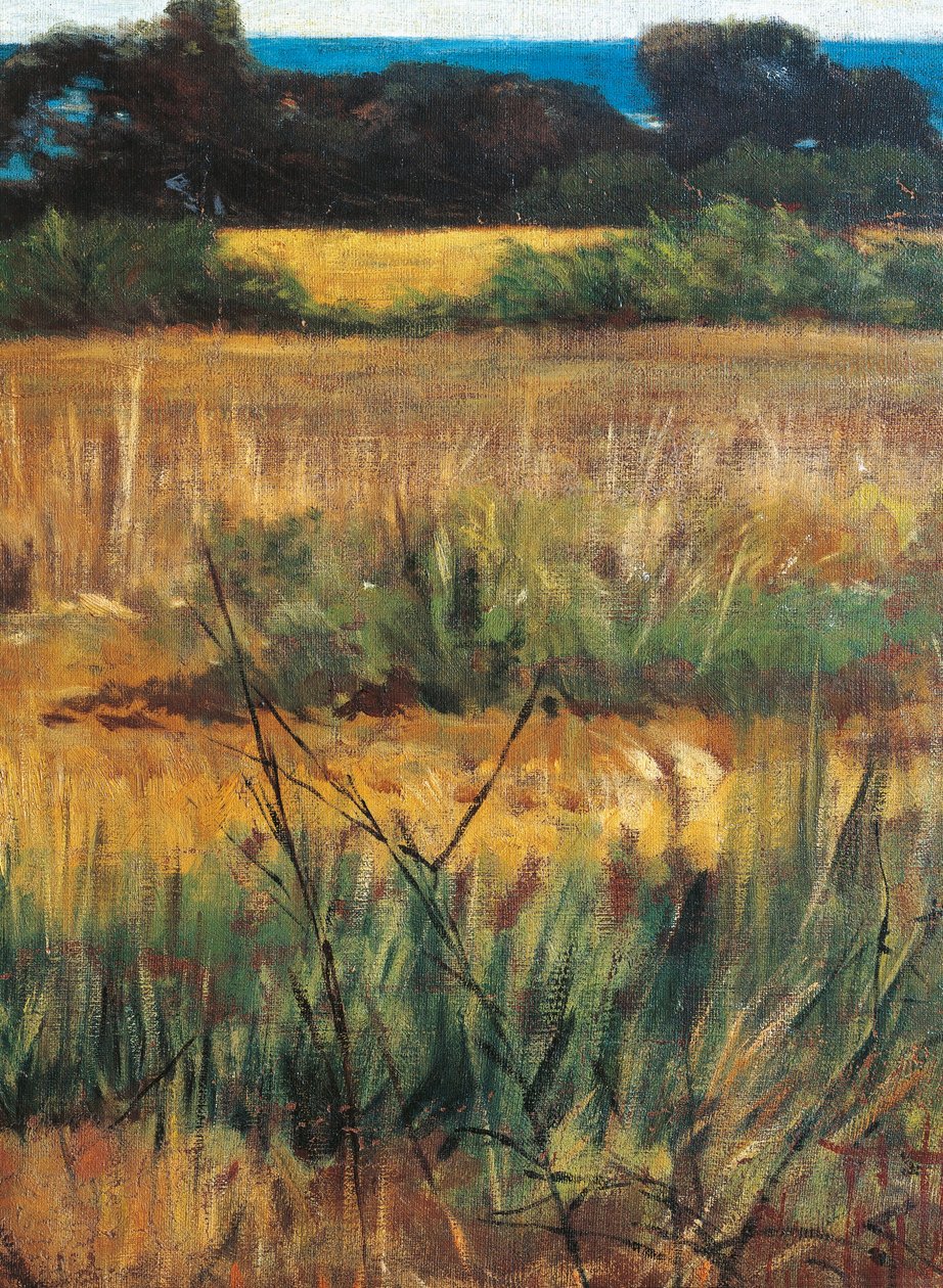 Włochy, Florencja, Maremma Toscana, ok. 1894, detal autorstwa Giovanni Fattori