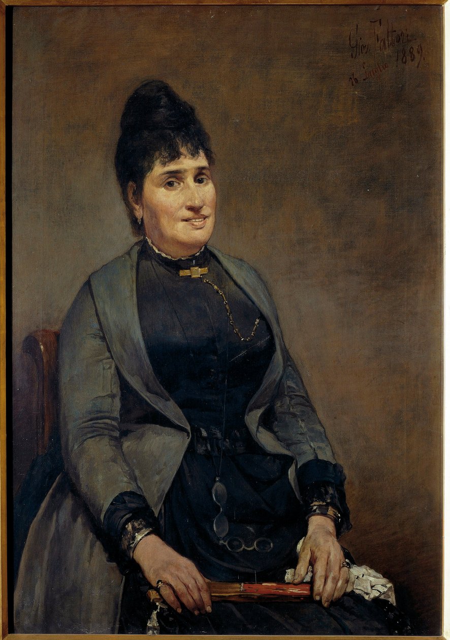 Włochy, Florencja, Portret Marianny Bigazzi autorstwa Giovanni Fattori