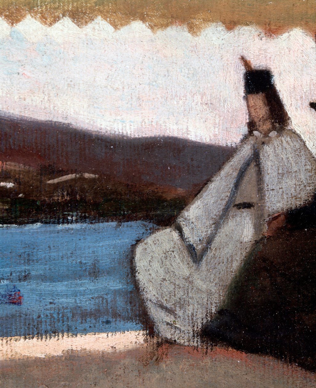 La rotunda de Palmieri (La Rotonda di Palmieri) Szczegółowy obraz autorstwa Giovanniego Fattori (1825-1908) autorstwa Giovanni Fattori