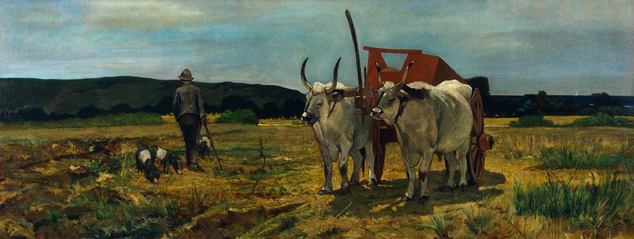ماریما توسکني، جیواني فاتوري (1825-1908)، په کینوس کې تیل، 77.5X205.7 cmpoli autorstwa Giovanni Fattori