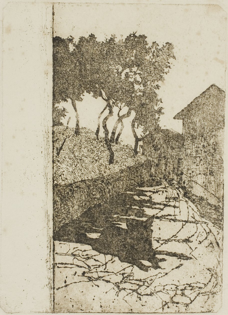 Czarny Pies autorstwa Giovanni Fattori