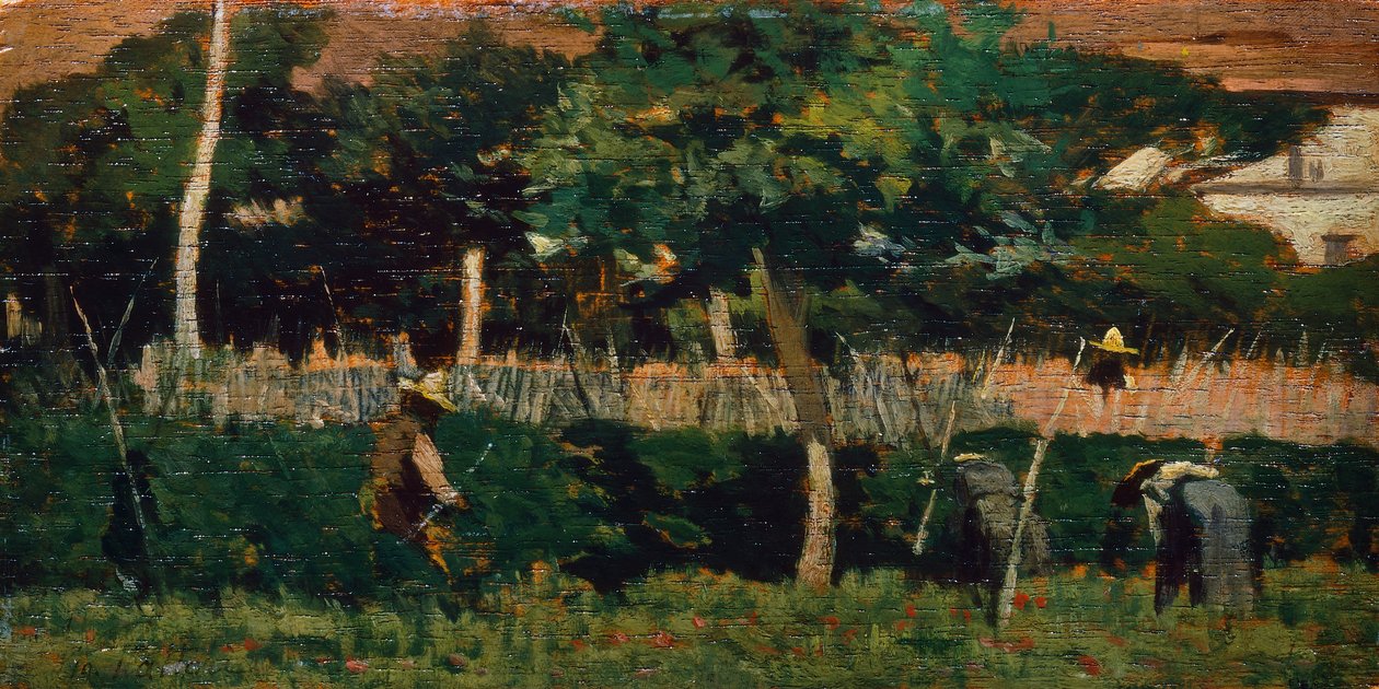 Ogrodnicy — Giovanni Fattori autorstwa Giovanni Fattori