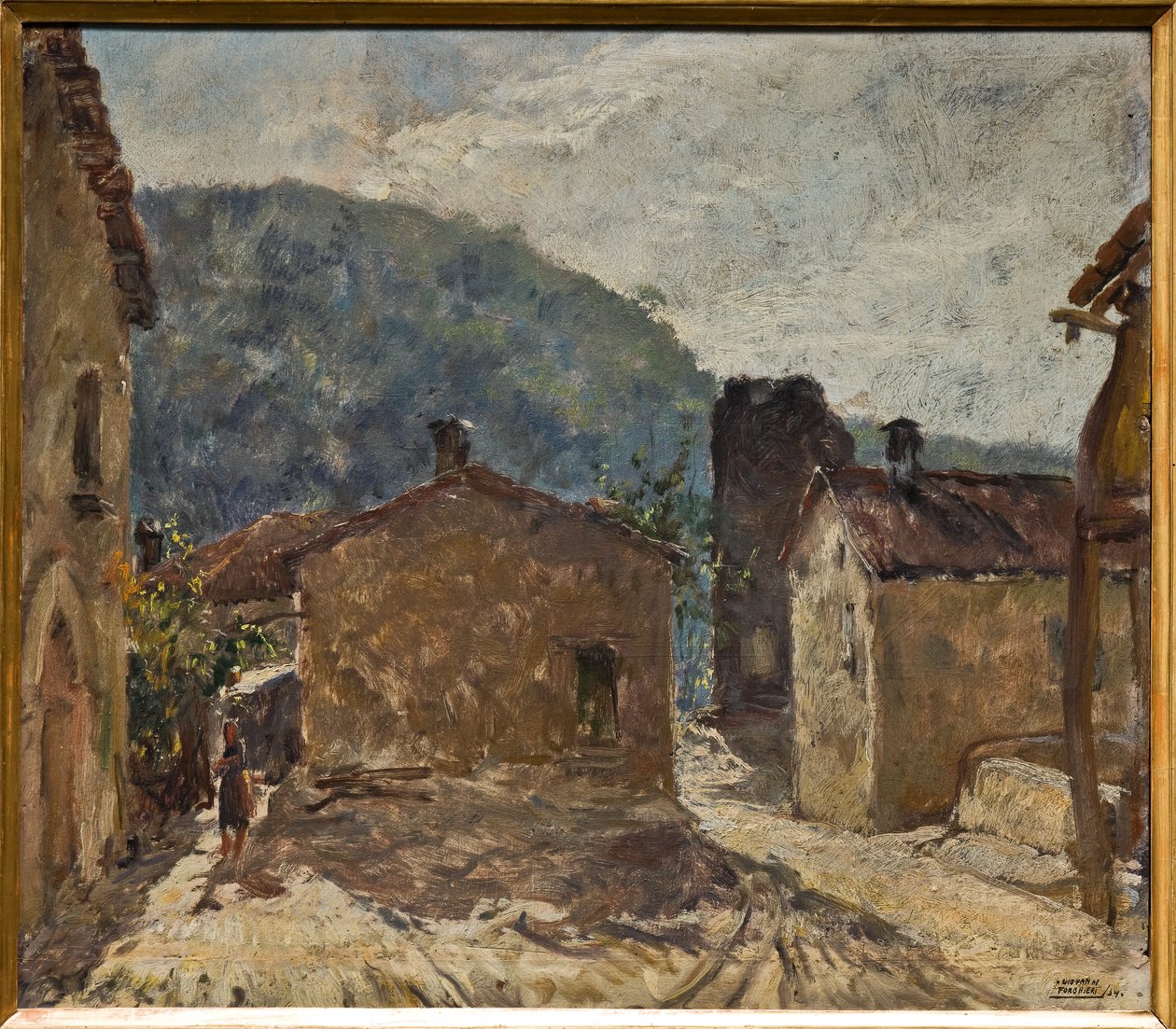 Poranek w Rosoli (olej na tekturze) autorstwa Giovanni Forghieri