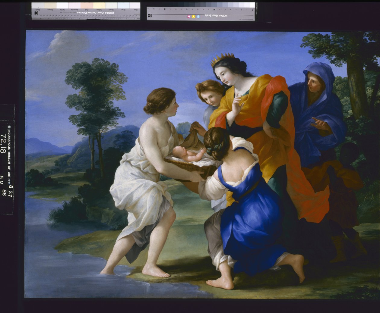Znalezienie Mojżesza (olej na płótnie) autorstwa Giovanni Francesco (1610 62) Romanelli