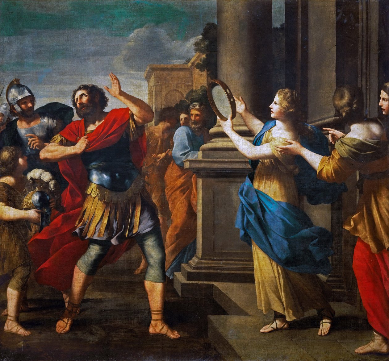 Barok: Córka Jeftego autorstwa Romanelli, Giovanni Francesco (1610-1662) autorstwa Giovanni Francesco Romanelli