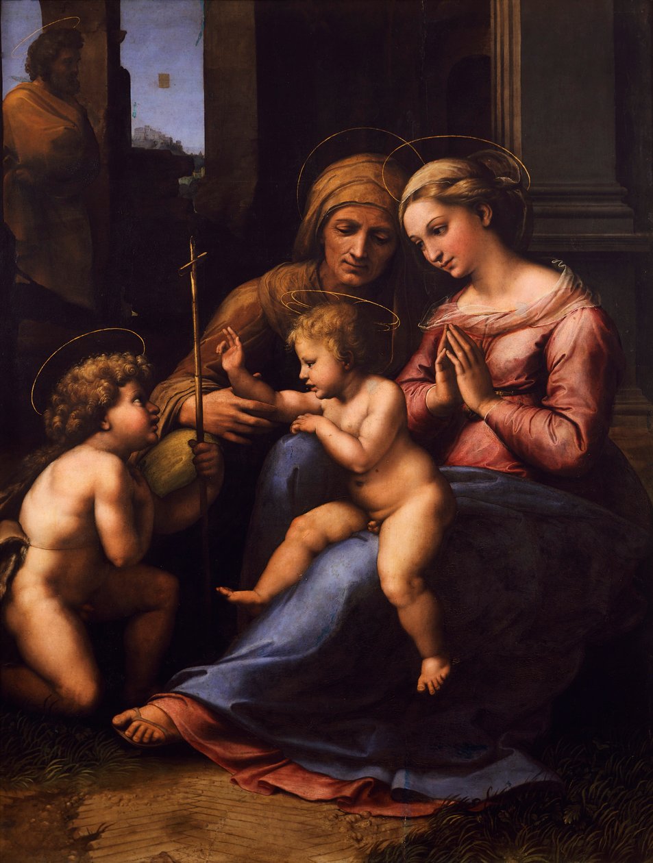 Matka Boża Boskiej Miłości, Giovan Francesco Penni, znany jako Fattore (ok. 1488-1528) autorstwa Giovanni Francesco (c.1488 1528) Penni